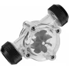 Cooling Water Flow Meter, Water Flow Indicator, G1/4 Thread 8 Wheels, For Computer Or Cooling Systems (Black)