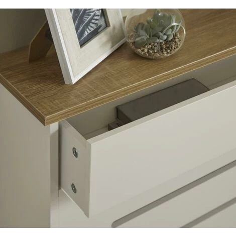 Cream Radiator Cover Cabinet Traditional Modern MDF Wood Horizontal Shelf Small - Image 3