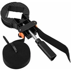 Clamp Band, Adjustable 4 Jaw Clamp Strap For Furniture And Picture Frames Black 6m