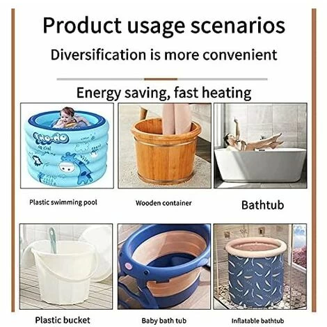 3000W Submersible Voltage Electric Water Heater Swimming Pool Water Heater Portable Water Heater Suitable For Ponds Buckets - Image 2