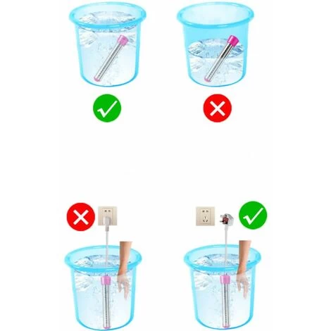 3000W Submersible Voltage Electric Water Heater Swimming Pool Water Heater Portable Water Heater Suitable For Ponds Buckets - Image 4