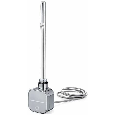 WarmeHaus NEX Bluetooth Thermostatic Electric Heated Towel Rail Curved Grey 700 X 400mm 400w - Image 3