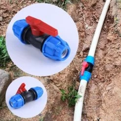 Valve Ball Valve Polyethylene MDPE Clamp Fitting Water Hose Compression Fitting Compression Reducer Sleeve 20mm Female Adapter