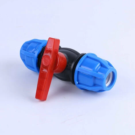 Valve Ball Valve Polyethylene MDPE Clamp Fitting Water Hose Compression Fitting Compression Reducer Sleeve 20mm Female Adapter - Image 2
