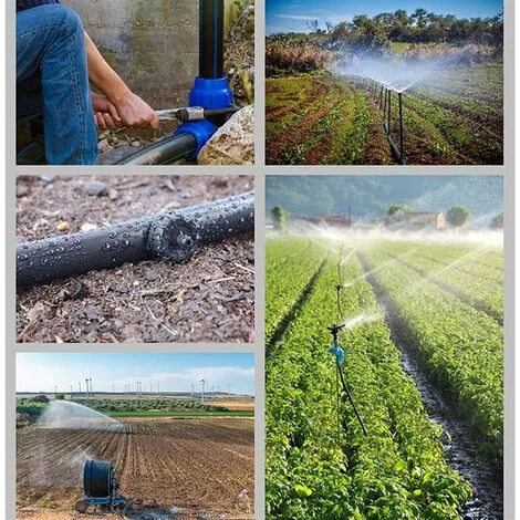 Shut-off Ball Valve,32mm Quick Connect Three Way Ball Valve PVC PE Hose Quick Switch Tee Connector (Size : 32mm) - Image 4