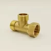 Tee Brass Male Male Female Rotating Nut To Screw (1/2)