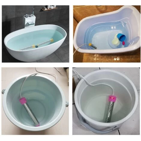 Bathtub Immersion Heater 3000w Electric Immersion Heater Travel Immersion Heater,Stainless Steel Immersion Heater,Electric Water Heater Swimming Pool Immersion Heater(yellow) - Image 5