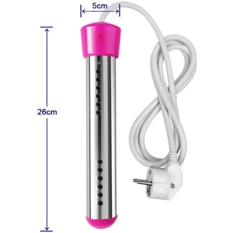 2500W Electric Water Heater With Immersion Voltage, Swimming Pool Water Heater, Portable Water Heater, Suitable For Ponds, Buckets,230V(Black) - Image 2