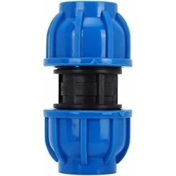 4Pcs PE Plastic Straight Connector 32mm To 32mm Water Pipe Adapter Straight Fitting Water Pipe Tube Fittings