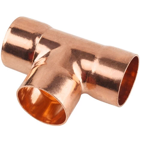 Soldering Copper Fitting - Equal Tee Ø14 Cm - Conform Gray(2pcs) - Image 2