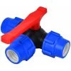Shut Off Ball Valve,40mm Quick Connect Three Way Ball Valve PVC PE Hose Quick Switch Tee Connector (Size : 40mm)
