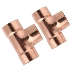 Soldering Copper Fitting - Equal Tee Ø16 - Compliant Gray(2pcs)