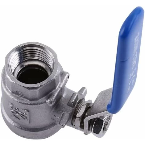 1/2 Inch Ball Valves Two Piece Ball Valve Stop Valve 304 Stainless Steel Wog1000(DN15) - Image 3