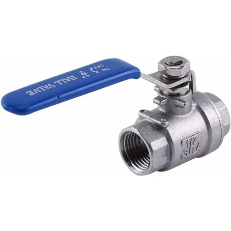 1/2 Inch Ball Valves Two Piece Ball Valve Stop Valve 304 Stainless Steel Wog1000(DN15) - Image 4