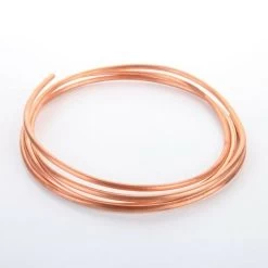 Copper Tubing 2M OD 2mm X ID 1mm Soft Tubing Copper Round Tube For Refrigeration Plumbing