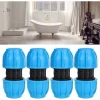 Pcs PE Plastic 25mm To 25mm Straight Water Pipe Connector PPR PE PVC Pipe Connection Fitting