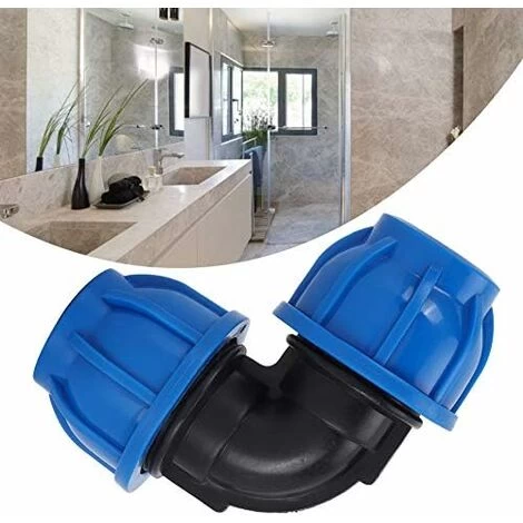 4 Pcs To 32mm Water Hose Elbow Connector PE Plastic Quick Coupling Accessories For Drinking Water Purifiers(ø 32) - Image 2