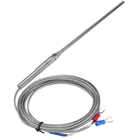 Thermocouple Sensor Probes, Temperature Controller K Type High Temperature Thermocouple Sensor(3m)