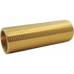 Threaded Brass Wall Tube - Ø 1/2'' X Length: 100mm（1pcs）