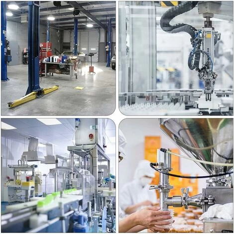 8mm Air Hose Connector And 1/4 Inch Thread, Pneumatic Connector, Black Right Angle Air Flow Control Valve, Can Be Used To Control Pipeline Gas - Image 2