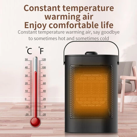 Ceramic Heater Ready Warm Ceramic. 3 Modes, Adjustable Thermostat, Tilt Sensor, Overheat Protection - Image 3