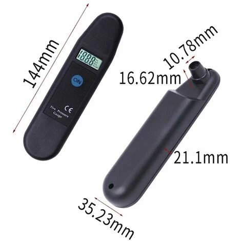 Digital Tire Pressure Gauge, Tire Pressure Gauge, Tire Pressure Tester, High Accuracy Tire Pressure Monitor, For Car Motorcycle, Bicycle - Image 2