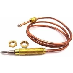 600mm Universal Gas Thermocouple Used On BBQ Grill Or Fire Pit Heater M8x1 End Cap And Head End