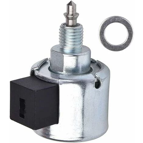 Fuel Shut Off Solenoid With Gasket Replacement For Briggs And Stratton Garden Engine 33R777-0012-G1 - Image 3