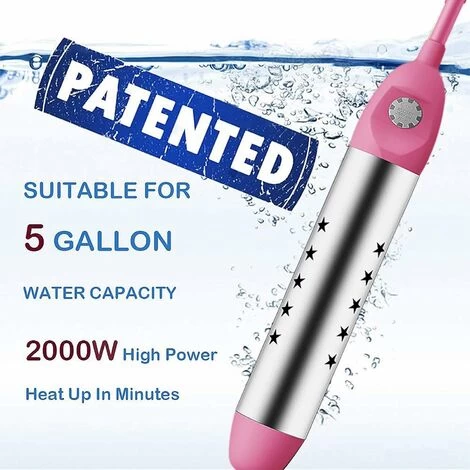 2000W Pool Heater Bath Heater Immersion Heater - Image 2