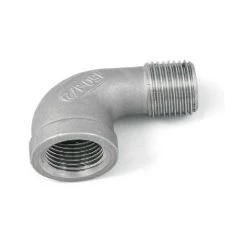 BSP 1/2 " Male/Female Elbow Pipe Fitting - T316 (A4) Marine Grade Stainless Steel