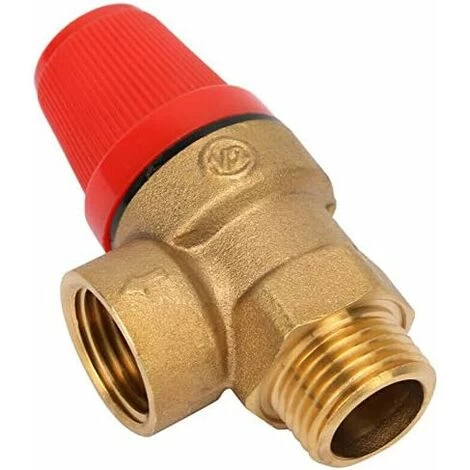 1/2 Male Pressure Relief Valves Brass Safety Valve For Water/Oil/Gas (5 Bar) - Image 3