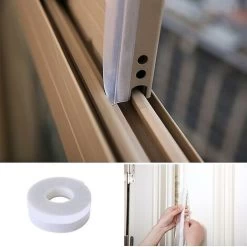 Transparent Windproof Silicone Seal Strip Multifunctional Durable Door Seal Bar 5 Meters