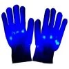 Electro LED Finger Flashing Gloves Light Up Lighting Glow Xmas Rave PartyBlue