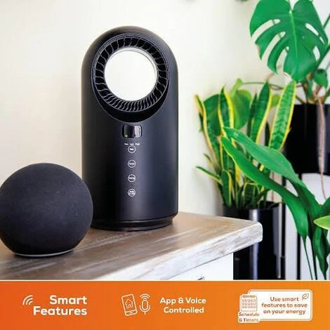 TCP Smart Wifi Heater & Cooling Bladeless Portable Fan 1500W Black Oscillating - Image 5