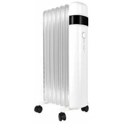 TCP Smart WiFi Portable Free-Standing Oil 7 Finned Electric Radiator 1500W White