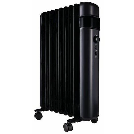 TCP Smart WiFi Portable Free-Standing Oil 9 Finned Electric Radiator 2000W Black - Image 5
