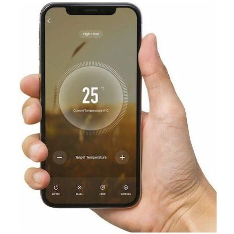 TCP Smart WiFi Portable Free-Standing Oil 11 Finned Electric Radiator 2500W - White - Image 5