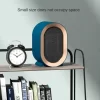 MUFF 1200w Fan Heater, Quiet Economy Space Heater, Mini Portable Fan Heater (Blue)