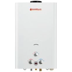 Tankless Propane Gas Hot Water Heater Portable Instant Camping Gas Shower Outdoor [Energy Class A] Camplux BW422