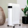 TCP Smart WiFi Portable Free-Standing Oil 9 Finned Electric Radiator 2000W White