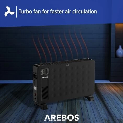AREBOS Portable Convector 2300 W Heater Electric Heater - Image 5