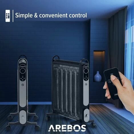 AREBOS Mica Convector 2000 Watt Heater Radiator Heating Electric Heater - Image 5