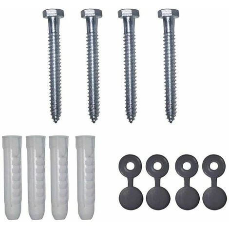 Warmehaus Traditional Radiator Floor Mounting Legs 2PC Set 3 Column Black - Image 2