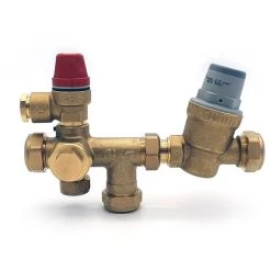 Altecnic - Caleffi 22mm 3.5/6 Bar Multibloc Inlet Control Valve 2 Piece