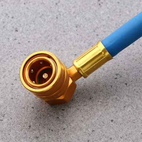 R134A Air Conditioning Refrigerant Charge Hose With Pressure Gauge For Car (1/2 Thread For America And Europe) - Image 4