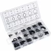 Rubber O Ring Assortment 18 Sizes Gaskets Nitrile NBR For Car Auto Repair Professional Plumbing Air Or Gas Connections