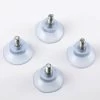 4Pcs Rubber Suction Cup Replacements For Glass Table Wall Top With 8mm Screw Transparent, Strong And Durable