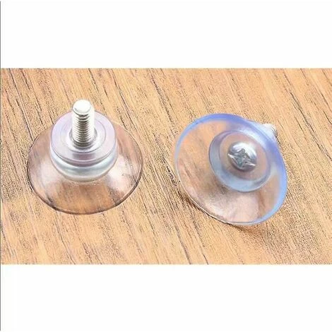 4Pcs Rubber Suction Cup Replacements For Glass Table Wall Top With 8mm Screw Transparent, Strong And Durable - Image 5