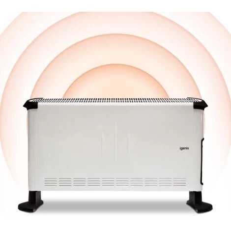 Igenix Portable Convector Heater, 3 Heat Settings, 3000W - IG5300