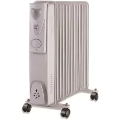 Marco Paul Radiator Heater 3000w 13 Fin White Oil Filled Radiator With 3 Heat Settings Portable Energy Efficient Electric Heater Small Compact Floor Standing Room Heater With Adjustable Heat Control